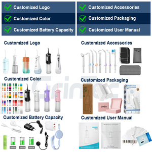 <span class=keywords><strong>Idropulsore</strong></span> Dentale Wireless 2 in 1 e Spazzolino Morbido Personalizzato per Adulti da 350ml, Irrigatore Orale 5 Modalità e Spazzolino Elettrico Intelligente - Product Image 5