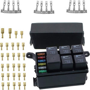 12V Electrical Relay Holder <strong>Fuse</strong> <strong>Box</strong> 6 Way Blade Auto <strong>Fuse</strong> Relay <strong>Box</strong> Pre-Wired Automotive <strong>Fuse</strong> and Relay <strong>Box</strong> - Product Image 5
