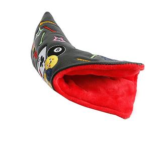 Housse <span class=keywords><strong>de</strong></span> protection pour clubs <span class=keywords><strong>de</strong></span> golf en cuir PU noir avec broderie motif pique <span class=keywords><strong>de</strong></span> <span class=keywords><strong>poker</strong></span>, pour putters mallet et blade <span class=keywords><strong>de</strong></span> grande taille, pour dropshipping - Product Image 5