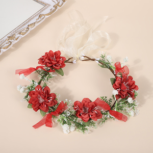 All'ingrosso di buona qualità per ragazze corona di fiori corona floreale per <span class=keywords><strong>capelli</strong></span> nuziali corona per <span class=keywords><strong>capelli</strong></span> - Product Image 3