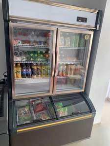 Congélateur vertical à porte vitrée à double température, fruits et légumes, boissons, crème glacée, épicerie, <span class=keywords><strong>réfrigérateur</strong></span> multifonctionnel - Product Image 5