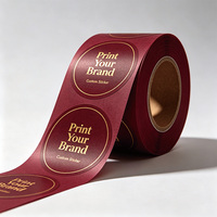 Rouleau d'autocollants inspirants, typographie élégante, étiquettes de remerciement et de louange, papier kraft écologique recyclable, dorure à chaud, découpées, pour enseignants