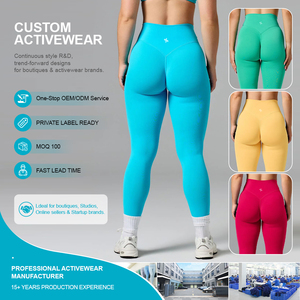 Leggings de Yoga Personalizados, Suaves, Transpirables, de Cintura Alta, Levanta Glúteos, <span class=keywords><strong>para</strong></span> <span class=keywords><strong>Mujer</strong></span>, Gimnasio, Fitness, Pilates - Product Image 5