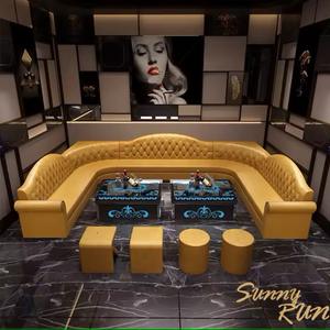 Mobilier de bar moderne <span class=keywords><strong>VIP</strong></span> <span class=keywords><strong>Beach</strong></span> Discothèque pour la maison en plein air Hôtel KTV Karaoké Box Room Lounge Night <span class=keywords><strong>Club</strong></span> Booth Sièges - Product Image 4