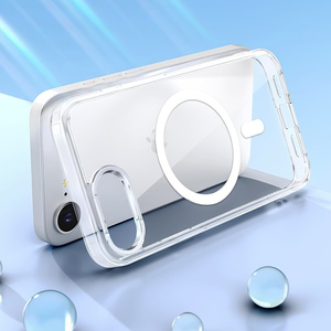 Magnetic Wireless Charging Hard Clear PC Phone Case for <strong>iPhone</strong> 16e 17 air - Product Image 6