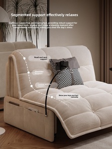 Canapé convertible intelligent motorisé et inclinable, lit simple, télécommande, 2 places, D30-2, pour salon - Product Image 3