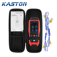 Industrial 4 Channel Digital Thermometer Hygrometer Data Logger Temperature Instruments