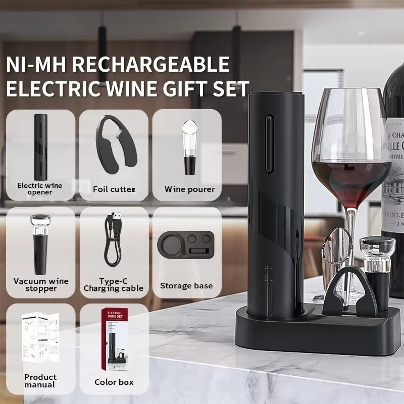 Ouvreur rechargeable de vin réglé/PRSAVBGS-KP1-361901