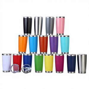 Vaso Térmico de Acero Inoxidable de 20 oz con Tapa para Auto, Vaso para Bebidas de Camping, Ecológico, Color y Logotipo Personalizables - Product Image 1