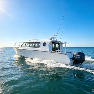 Grandsea - Barco de Cabina Completa de Aluminio de 40 pies/12 m con Motor Fuera de Borda, Barco de Carga Rápida en Venta - Product Image 3