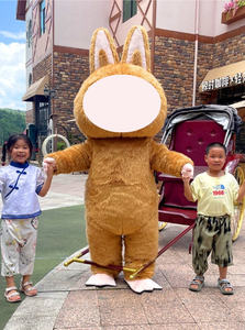 성인 애니메이션 테마 파티 코스프레 의상, 생일 및 역할극용 크리스마스 공기주입 마스코트 - Product Image 6