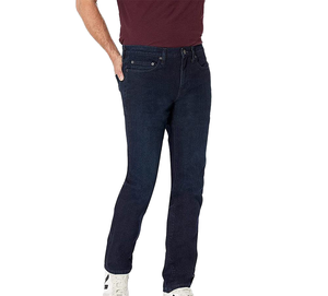 High Quality Men Slim Fit Vintage Winter 3D Light Denim Jeans Breathable Polyester/Cotton Fabric Solid Color Hip Hop Streetwear - Product Image 1