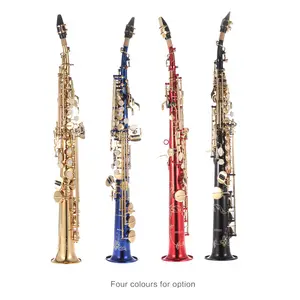 Высококачественный прямой саксофон от производителя, B-flat Саксофон сопрано/трубный Саксофон сопрано