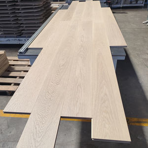 Plancher en bois de chêne blanc à surface lisse extra large Plancher en bois de chêne massif pour la maison - Product Image 1