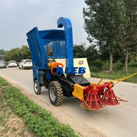 Mini ensileuse portative de petites fermes coupant la mini moissonneuse de maïs pour l'ensilage