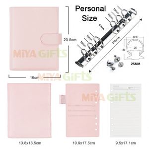 Sổ Phác Thảo Bố Trí Kích Thước Cá Nhân Chương Trình Nghị Sự Da Bò Tùy Chỉnh Nhật Ký Da Thật 6 Vòng Ràng Buộc A5 Kế Hoạch Bìa - Product Image 6