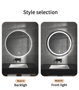 Espejo de Baño Moderno de 60 cm con Luz LED Inteligente, Pantalla Táctil, Retroiluminado, de Pared, para Hoteles, con Función de Iluminación - Product Image 2