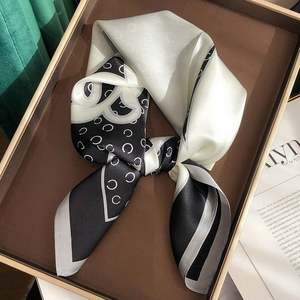 Bufandas de Satén de Seda de Poliéster para Mujer, Impresión Digital Personalizada OEM ODM, Tela de Lona, Mezclilla, Rayón y Algodón - Product Image 3