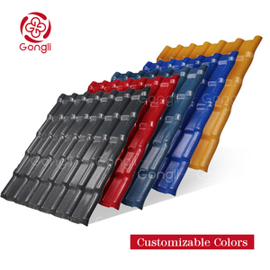 Tuiles de <span class=keywords><strong>toiture</strong></span> en bambou ondulé en PVC synthétique Asa coloré, feuilles de <span class=keywords><strong>toiture</strong></span> en <span class=keywords><strong>plastique</strong></span> - Product Image 3