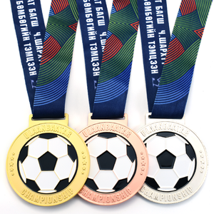 Medalla de Oro Personalizada para Primera, Segunda y Tercera Posición, de Esmalte Suave, con Acabado Dorado, Plateado y Bronce, para Premios Escolares, Deportivos, Nocturnos, Luminosos, de Metal, para Automovilismo y Ciclismo - Product Image 6