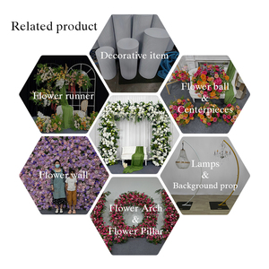 Arco de Flores Artificiales de Seda Verde y Blanca, Diseño Cuadrado de Una Sola Cara, Realista y Ligero, Ideal para Graduaciones, Pascua y Navidad - Product Image 5