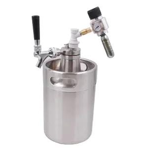304 stainless steel 4L vaccum insulated beer mini keg