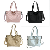 Sac bandoulière grande capacité en tissu Oxford résistant à l'eau pour femme, sac à main décontracté pour étudiante, sac fourre-tout quotidien