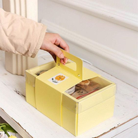 Papier carton cuisson Stockage imprimé personnalisé Emballage individuel Boîte macaron dessert beignet