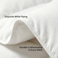Edredón de Plumón de Pato Blanco 50% para Verano, Ligero y Fresco, Juego de Ropa de Cama de Lujo, Suministro del Fabricante