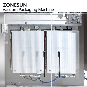 เครื่องบรรจุภัณฑ์อาหารแบบอัตโนมัติ ZONESUN ZS-AFS210V สำหรับบรรจุเม็ดแบบซองสำเร็จรูป พร้อมระบบป้อนวัตถุดิบและซีลสูญญากาศ - Product Image 5