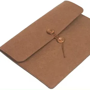 A4 Felt Letter Size Paper Portfolio Case, Envelope File Document Holder Storage Pouch Organizer