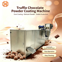 TUORONG Nouvelle machine automatique de recouvrement de poudre de chocolat pour truffes, multifonctionnelle et facile à utiliser, machine à truffes au chocolat