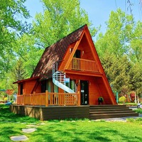 Maisons Triangulaires Extérieures - Maisons Modulaires Préfabriquées pour Attractions Touristiques, Vente Directe Usine