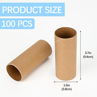 Emballage en tube de carton en gros, tubes de carton pour rouleaux de papier toilette, tubes de carton pour artisanat, tubes de carton personnalisés