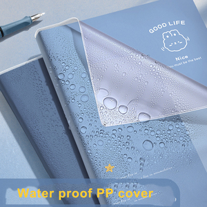 Màu Xanh A5 nhựa sinh viên Nhật Ký máy tính xách tay dày B5 mềm kẹo cao su Bìa tập thể dục Tạp Chí cho các trường học và sử dụng quà tặng - Product Image 3