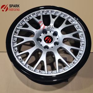 Recubrimientos en Polvo Fluorescentes Sparking Silver 9138J con Efecto Cromo Súper Negro, Dorado, Gris Humo, Azul, Rosa, Oro Rosa, Cobre - Product Image 4