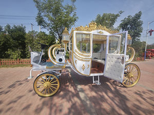Estatua de animales de jardín al aire libre, escultura de caballo árabe dorado de tamaño real a la venta - Product Image 2