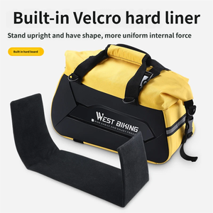 Велосумка на задний багажник OEM 25 л, водонепроницаемая, из ТПУ, 3-в-1, с жестким корпусом и светоотражающим дизайном - Product Image 6