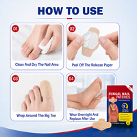Patchs de réparation des ongles en hydrogel auto-adhésifs pour ongles cassés, soin des pieds nocturne, vente en gros avec emballage OEM ODM