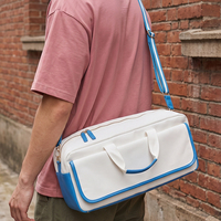 Sac de voyage portable en toile tendance pour le week-end, multicolore, pour le rangement des équipements de jeux en plein air