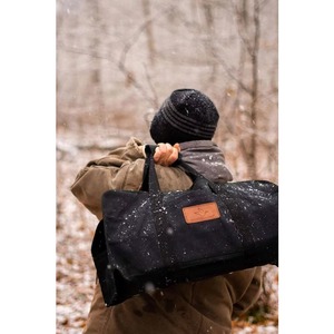 Sacs de transport en toile cirée pour bois de chauffage BSCI, en gros, à prix d'usine, pour porte-bûches en cuir - Product Image 6