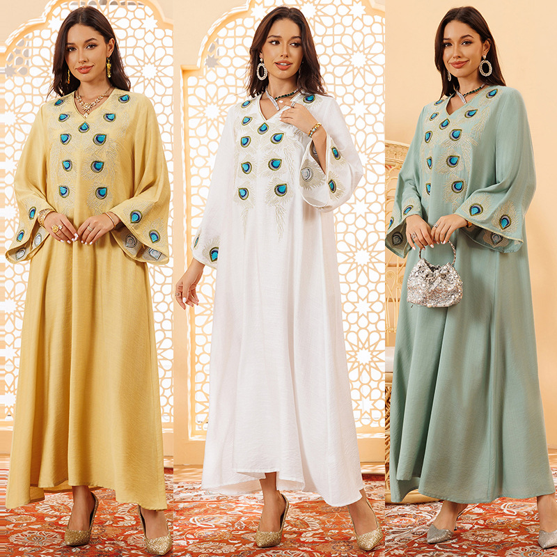 green emerald velvet dress Grace Gold Caftan Dress – unmatchedbyu