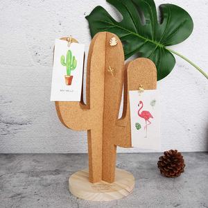 Cactus Shape <span class=keywords><strong>PUSH</strong></span> PIN Cork ข้อความ BOARD Cork <span class=keywords><strong>Bulletin</strong></span> Board อุปกรณ์สำนักงาน - Product Image 3