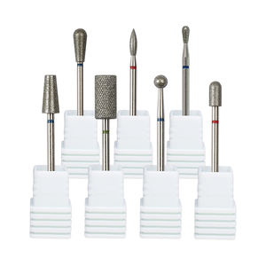 卸売ロシアダイヤモンド炎ネイルドリルビットマニキュアロータリーバリキューティクルクリーンカスタム7個ステンレス鋼ネイルキューティクルビット - Product Image 5