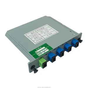 1*4 SC/UPC SC/APC Kaset Modul Dimasukkan LGX Kotak Tipe PLC Optik Splitter