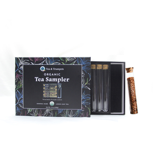 Tùy chỉnh bán buôn rỗng hộp vani đậu duy nhất gia vị nút chai thủy tinh ống Trà Hộp bao bì - Product Image 1