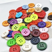 Kancing Resin Niucky 7.5mm-30mm 4 Lubang Tipis Hitam/Putih dengan Hiasan Payet Model Flatback Dapat Dicuci untuk Menjahit Pakaian