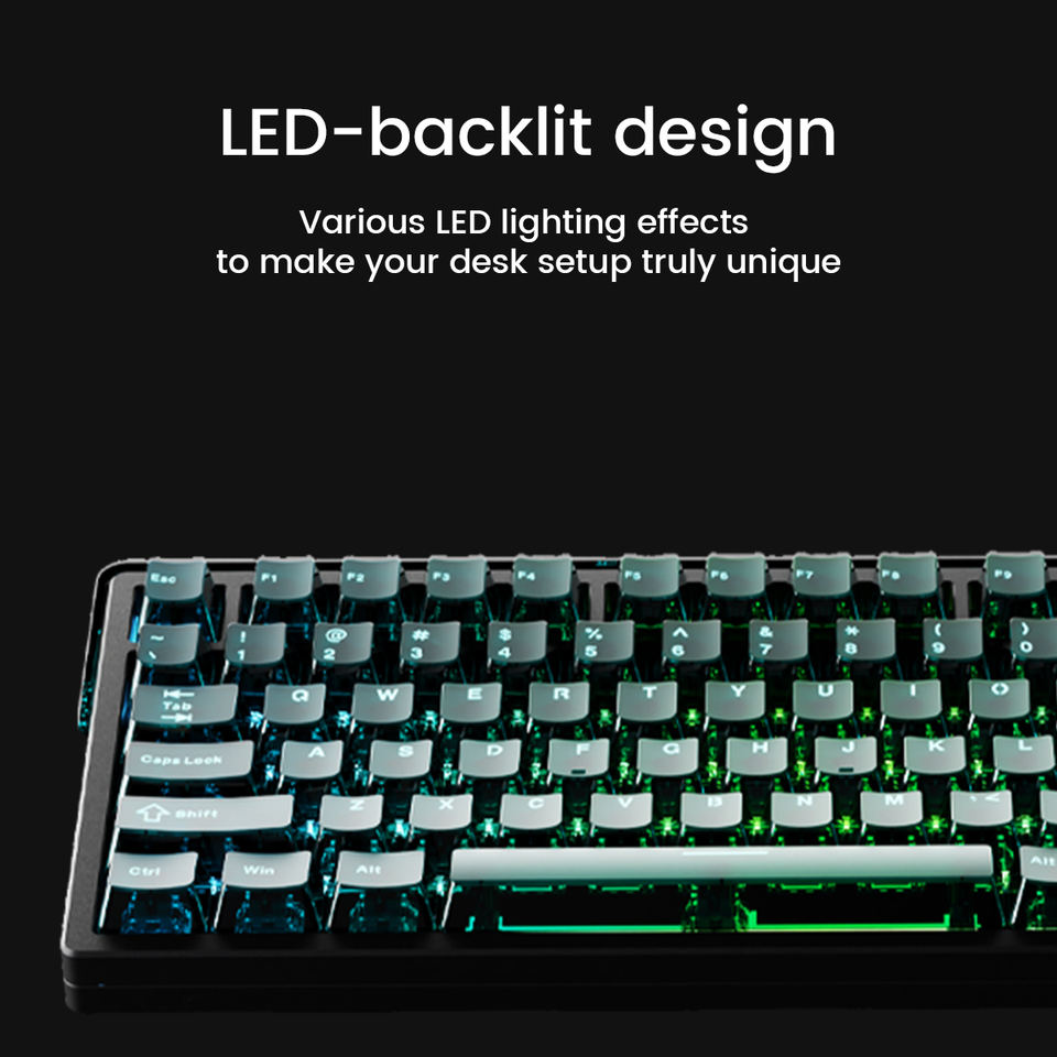 Numbers Keyboard Ui NDIY YM75 75% Tri-Mode Hall Effect Magnetic Gaming Keyboard 8K Rapid ...