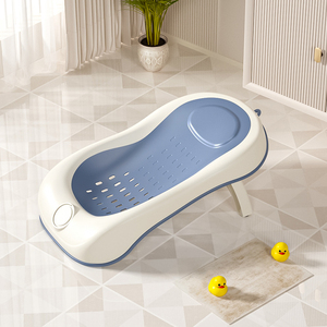 Soporte de Baño <span class=keywords><strong>para</strong></span> Bebé <span class=keywords><strong>con</strong></span> Indicador de Temperatura, Asiento de Baño Plegable <span class=keywords><strong>para</strong></span> Recién Nacidos, <span class=keywords><strong>para</strong></span> <span class=keywords><strong>Bañera</strong></span> Infantil - Product Image 1