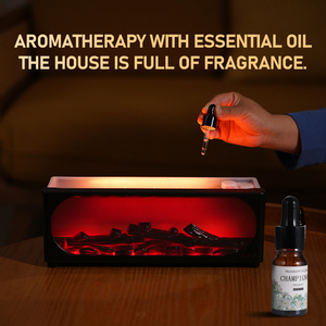 <strong>2026</strong> <strong>New</strong> <strong>Product</strong> Home Creative Bonfire Air Humidifier 450ml Simulated Fireplace Aroma Diffuser With Colorful Led Light - Product Image 3